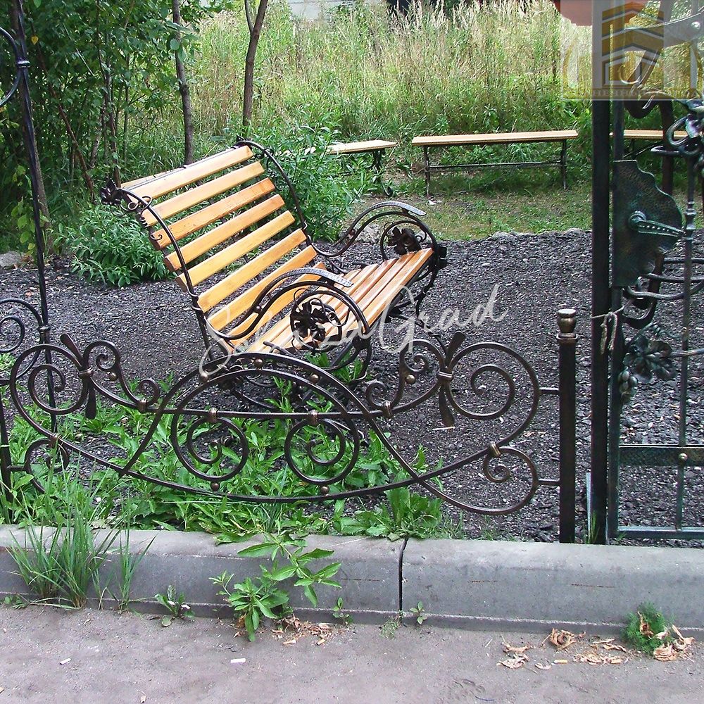 Кованые скамейки 